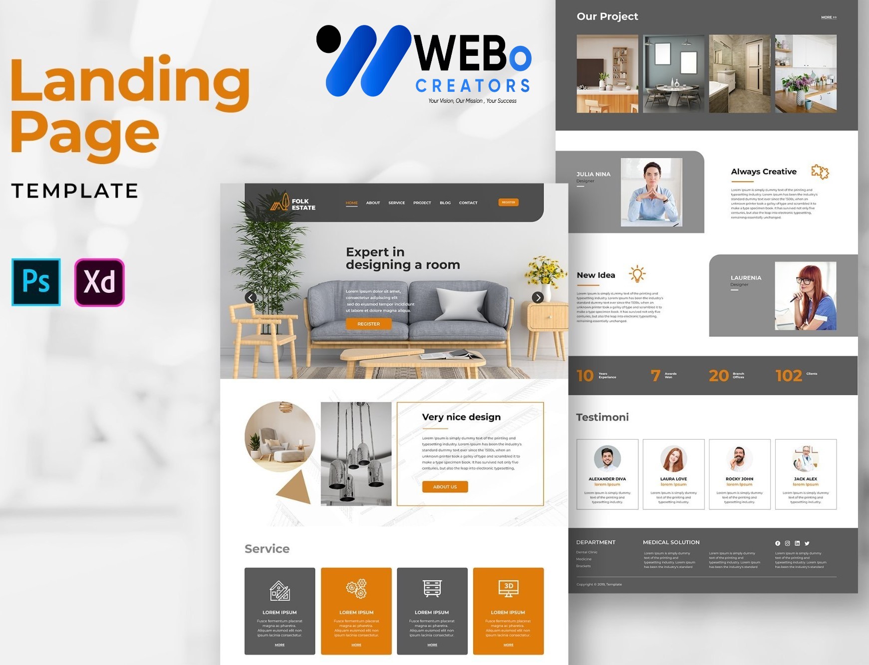 Creative Landing Page Designs, Themes, Graphic Elements for Boardman ,OR Businesses 2026