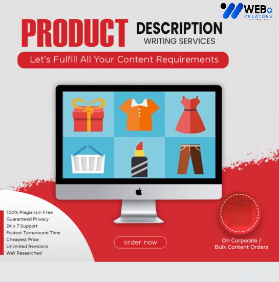 Product Description Writing Services | Best Digital Marketing Agency | Web Design in Boardman ,OR for online stores
