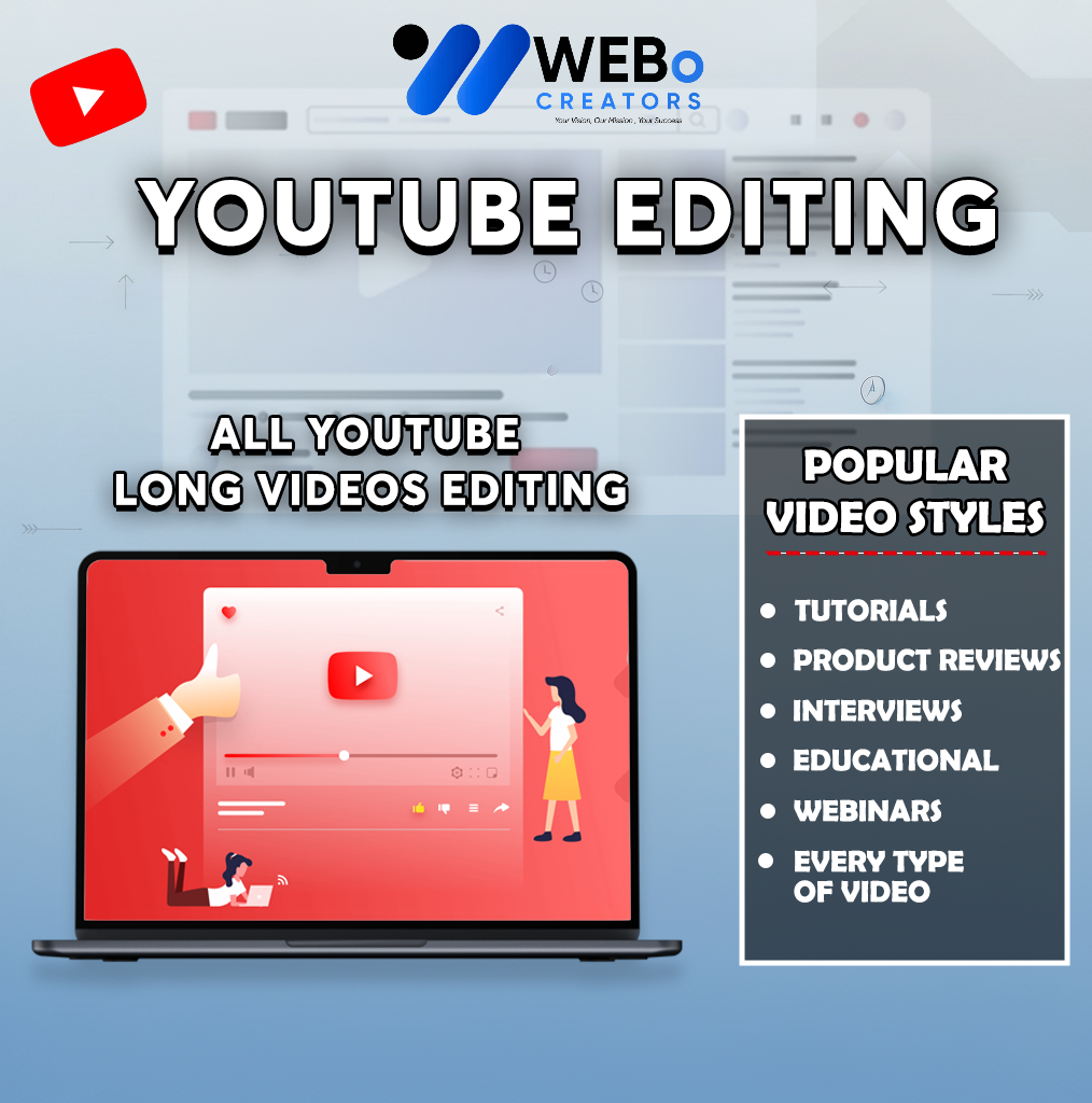YouTube Video Editing Services at Affordable Cost - Hire Experienced YouTube Video Editors in Boardman ,OR
